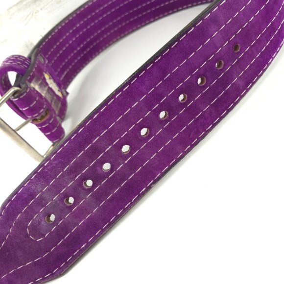SAFE U.S.A. 10mm Single-Pronged PURPLE Powerlifting Belt SIZE XL ??? LENGTH 51in main image 14